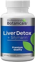 Liver Detox and ניקויse תוסף, Herbal Liver תומך תוספת עם חלב פריט Seed Extractd Extract, Silymarin 80%, אורגני בירך Thistle, Dandelion Root, 60 קפסולות צמחוניות
