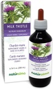 Naturalma Milk Thistle (Slybum Marianum) פירות ו- herb אלכוהול חינם Tincture - 6.76 fl oz נוזל לחלץ טיפות - תוסף צמחי - טבעוני