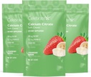 חוגגים ויטמינים Bariatric 500 מ"ג Calcium Citrate Chews עם 500 IU ויטמין D3 - Essential for Gastric Bypass חולים & Bone Health - Sugar & Gluten Free, Strawberry בננה (270 Chews)