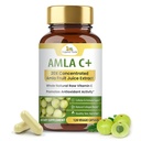 אורגני Veda Amla פירות קפסולות, 20 X ריכוזed Amla ברי מיץ מזון טבעי ויטמין C - Acent Antioxidants, Immunity, Skin Radiance - ויטמין C Amla אבקת קפסולת 120 120
