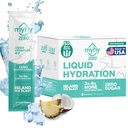 MyHy ZERO Liquid hydrotion Packets, Sugar Free Electrolyte Drink for Hydration Support, Dehydration Relief for Travel, Pregnancy, Fitness, First & Firstette Party - Ice Island, 50 Count Count