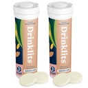 שתייתות ג'ינג'ר-לימי לוחיות הידרה (2) Tube Bundle | Made with Organic Joker - 0g Sugar - Essential Electrolytes | 20 משרתות - 10 טבליות Per Tube