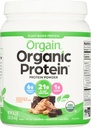 Orgain אורגני אבקת חלבון, שוקולד Peanut Butter - 21g של חלבון צמחי מבוסס פחמימות, נמוך נטו פחמימות, לא חלב, Gluten חינם, Lactose חינם, No Sugar הוסיף, Soy Free, כשר, 1.02 פאונד