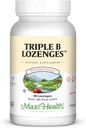 Maxi Health Triangle B Lozenges - ויטמין B12 & B6 & Biotin - Strawberry Flavor - 90 Chewies - כשר