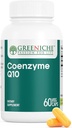 Greeniche Coenzyme Q10, 60 Caps, High Absorption Coq10, טבעוני, Gluten חינם