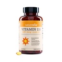 NatureWise ויטמין D35,000יו (125 mcg) 1 שנה אספקת תמיכה ב- Immune, פונקציונליות שרירים בריאה, בריאות העצם - non-GMO, Gluten Free in Organic אקסטרה שמן, (Mini Softgel), 360 Count