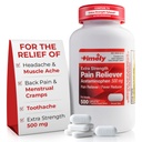 Timely Acetaminophen 500 מ"ג - 500 Caplets - תוספת כאב הקלה - בהשוואה למרכיב הפעיל בחוזק אקסטרה - מסטרול Cramps, Fever להפחית, כאבי קטינים של דלקת פרקים