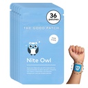 The Good Patch Nite Owl Patch, Natural Sleep Patch Support for Kid Bedtime with Tart Cherry, Chamomile ו-Skullcap, Plant Powered, Sustained Release (36 Total Patches)