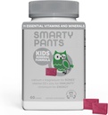SmartyPants Kids מינרלים Chews: Magnesium Citrate & Calcium תוסף עם ויטמין D3, ויטמין C, K2, Zinc & Selenium for Immune Support, 60 Count (30 יום אספקה)