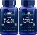 Life Extension Ultra Prostate Formula, 100 Softgels (Pack of 2) - תוספת טבעית לגברים