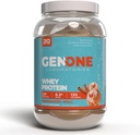 אבקת חלבון GenOne Whey חלבון Isolate, 25g חלבונים ו-6.5g BCAAs לשרת, Cinnamon Roll, Low Carb, Fast Digesting, 30 ליטרים, 2.25 LBBCAAs לכל המשרתת, Cinnamon Roll, Low Carb, Fast Digesting, 30 ליטרים, 2.25 LB