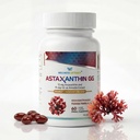 Wellness EXTRACT Astaxanthin 12mg תוסף - AstaREALTM Astaxanthin עם GG-Gold® Geranylgeraniol & DeltaGold® Tocotrienols, Powerful Antioxidants for Eye, Skin & Heart Support - 60 Softgels Softgelsssaniol & DeltaGold