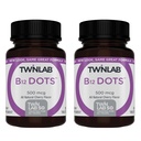 Twinlab B-12 Dots - צריכת ייצור אנרגיה תוספי ויטמין B12-500 mcg, 250 טבליות (2 Pack)
