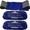 חבילות קרח עבור פציעות Reusable (3-Piece Set) - חם ו Cold Ice Pack Therapy Gel Wrap תמיכה - תמיכה התאוששות, כאבי מפרקים ושרירים - ברכיים, Back & More (3 Piece - Classic)