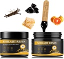 shilajit Resin for Men - מקסימום בטיחות טבעית של שילאג'יט Resin ב 85+ Trace מינרלים, Gold כיתה ההימלאיה טהור Shiljait עבור אנרגיה, תמיכה כספית, 50 גרמים Pack של 2 (6 חודשים)
