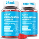 Ashwagandha Gummies, Magnesium Glycinate Gummies 2000 מ"ג למבוגרים, ויטמין B6, Zinc, Rhodiola Rosea, לימון Balm, תמיכה מרגיעה, טבעי Zzz, המוח, סטטי, אנרגיה, סוכר חינם, סוכר חינם, סוכר חינם, סוכר חינם, סוכר חינם.