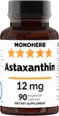 Astaxanthin 12 מ"ג - 90 קפסולות Veg