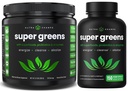NutraChamps Super Greens אבקת & Super Greens כמוסות