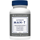 ויטמין Shoppe Ultimate טסטוסטרון - תומך בייצור טסטוסטרון, Boost Nitric Oxide, מקדם Circulation ומקדם אנרגיה ויציבות (90 Veggie Caps)