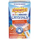 Emergen-C Kidz Immune Plus Crystals, On-The-Go Immune Support Supplement with ויטמין C, ויטמין D, B ויטמינים, Zinc and Manganese, Punchy, Back to School Essentials - 28 Stick Packs