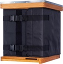 MayBee Winter Bee Hive Wrap עבור 10 ו 8 מסגרות Beehives, 600D אוקספורד Cloth מכוונן Beehive Beehive Wrap עבור 2 עמוק Hive Boxes, חסימת מים, משקל רוח, קל משקל, 76.8" x 18.1