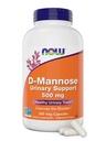 עכשיו D-Mannose 500 מ"ג, 300 קפסולות - טבעוני, תוסף non GMO לנשים וגברים - תמיכה בריאה Urinary Tract, מנקה את המגבת