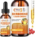 Bberine תוספת נוזל טיפות עם Ceylon Cinnamon, Bitter Melon עבור Immune System & Digest תמיכה מערכת העיכול -Premium Berberine 1500mg עם Ceylon Cinnamon