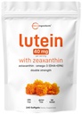 Micro Ingredients Lutein & Zeaxanthin 40 מ"ג Softgels, 240 הרוזן, עם Astaxanthin, אומגה 3, & Phospholipids | Eye + Vision Health ויטמינים | צד שלישי נבדק, non-GMO, Gluten Freeten Freeten Freeten