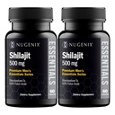Nugenix Essentials Shilajit קפסולות תוספת של 500 מ"ג, סטנדרטית ל 50% Fulvic Acids, 120 קפסולות