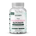 אורגנים Ocean Pure Magnesium Glycinate עם Zinc - כוח מקסימלי צ'אד מגנסיום תוספת לנשים וגברים עבור שריר Cramps ותמיכה בשינה - 90 קפסולת