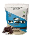 מזון "N Fit 100% ביצים חלבון - שוקולד שמיים (2lb): 100% ביצים חלבון לבן - בתוספת טבעי פפטים. חלבון ביצה טהורה, טבעית