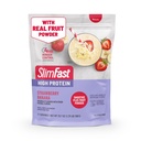 SlimFast חלבון Smoothie Mix Plus אבקת פירות, אבקת החלפת חלבון גבוהה, סיבים, ויטמין C, 21 משרתות, 1.29 פאונד, בננה סטרוברי (Packaging May Vary)