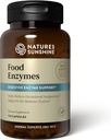 Nature's Sunshine Food Enzymes - תמיכה תזונתית ב-Prebiotics ו-Probiotics for Gut Health - תוסף Enzyme Digestive לבריאות העיכול ולסיוע מ- Occasional Indigestion