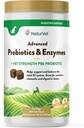 NaturVet Advanced Probiotics & Enzymes, PB6 כלב רך צ'יפס כדי לעזור Stomachs רגיש ובעיות עיכול, Hickory עשן בייקון פלבדורed Pet עבור כלבים מעל 6 שבועות, 240 הרוזן ג'ארד