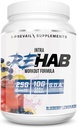 Rehab High Performance Intraworkout פורמולה 10g BCAA & EAA - Carb10 | Enhance Recovery & Hydration | Keto Friendly | 25 משרתים (בלומונדה כחולה, 25 משרתים)