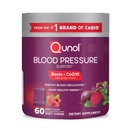 Qunol Beets Chews for Blood Pressure Support, 3 ב 1 Beets + CoQ10 + Grape Seed Extractd Extract, תומך דם בריא מחזור אנרגיה בריאה, 60 צ'יפס