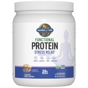 Garden of Life - Functional Protein Stress Relief - 20g Organic Spcoursed & Fermented Protein - Blueberry Muffin, Mood Pool for Stress Management, Ashwagandha KSM-66, טבעוני - כ-14 משרתים