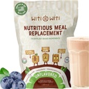 WitiWiti Vegan Mealהחלפה, Unflavored - אבקת חלבון מבוססת צמחי 23g - Superfood, Greens, Prebiotics, ויטמינים ומינרלים - חלב & Gluten חינם - All in One Shake for Women & Men, 15 Svgs