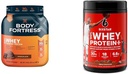 גוף מבצר 100% אבקת חלבון Whey אבקת שוקולד 1.78lbs & Six Star Whey חלבון Plus שוקולד Whey Isolate אבקת חלבון 1.8 lbs
