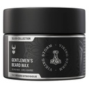 Beard & Mustache Wax for Men by Beard Fight - Viking Beard Wax Helps to Tame Style & Groom - Silver Collection, Viking Storm - Moustache Wax, 50g / 1.76 ארה"ב.
