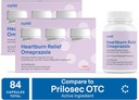 Curist Omeprazole 20mg Bulk 84 ct (2 Packs of 42 ct) קפסולות Delayed-Release - Acid Reflux Medicine for Heartburn Relief - Omeprazole Magnesium 20.6 מ"ג 84 קפסולות