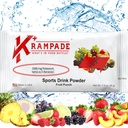Krampade Anti-Cramping Potassium החלפת ספורט שתייה - 2K פירות Punch רווק לשרת ללא צבע