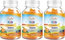 Lovita טבעוני ויטמין C מסטיק לילדים, גדול Tasting Plant- Based פורמולה, Immune Function Support with ויטמין C 150 מ"ג עבור המשרתים ו Xylitol, כתום טבעי פלאמורד, 90 מסטיקנים (Pack of 3)