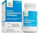 טרי באופן טבעי Ligaments & Tendons - תוספת תזונתית לתמיכה ב- Connective Tissue & Joint Lubricationcation Support - Non-GMO Formula to Aid Ligament & שריר בריאות - 60 קפסולות