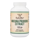 Mucuna Pruriens לחלץ קפסולות - Dopamine Boosting תוסף - 210 Count, 1,000 מ"ג פריון, 20% (מ Velvet Bean) (עבור Mood ומוטיבציה תמיכה) צד שלישי נבדק על ידי Double Wood