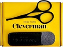 Smartverman Premium שיער פנים Scisors - Professional Nose Hair Scisors, Curved Safety Blades & Rounded Tips for Eyebrow, Mustache, Beard, Ear Hair Trimming. כלי אחסון פלדה ללא ספק לגברים