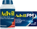 Advil Pain Reliever and Fever להפחית, Ibuprofen 200 מ"ג עבור הקלה בכאב - 300 הרוזן, עו"ד כאב ראש כאב Reliever ו- Nighttime Sleep Aid, Ibuprofen for Pain Relief and Diphenhydramine Citrate - 20 Count