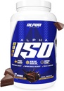 Alpha Supps ISO, Low Carb 100% אבקת חלבון Whey חלבון Isolate, 25 גרמים Per המשרתת, מסייע לתמוך בשרירים צמיחה, סוכר נמוך וגלוטן חינם (שוקולד, 2 lb)