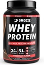 DMoose Whey חלבון אבקת I 24 גרם חלבון I 130 קלוריות I 5.1 g BCAAs אני אבקת חלבון טבעי עבור שריר להשיג שוקולד / Vanilla Flavor I 2 lbs אני 28 לשרת