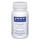 Pure Encapsulations Copper Glycinate 60 של - 2 מ"ג תוסף, תומך Red Blood Cell Formation * - איידס אנרגיה metabolism - Non-GMO & טבעוני - 60 קפסולות